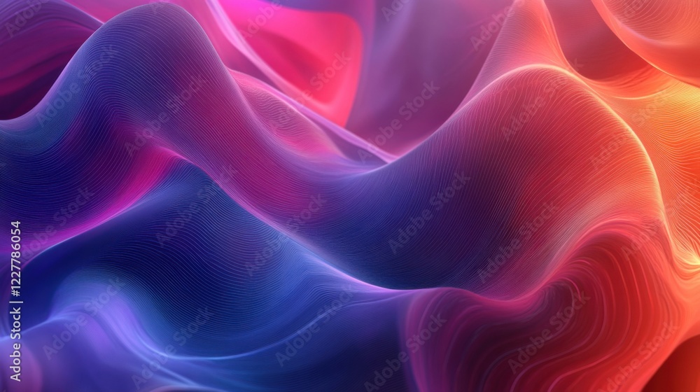 Fototapeta premium a colorful abstract background with a wavy design