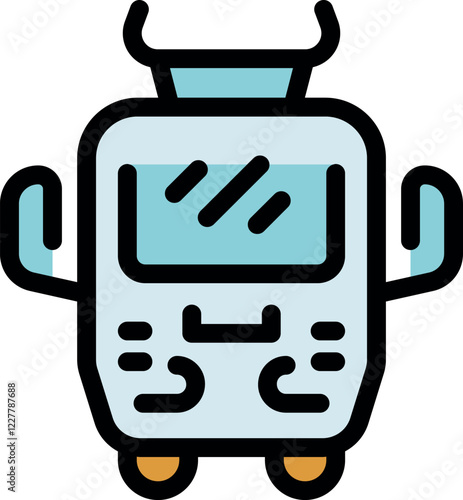 Modern autonomous vehicle symbolizes the future of urban mobility, showcasing advanced driverless technology