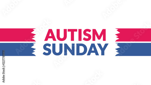 Autism Sunday text with side lines on a White background. Which is observed every year in February to celebrate and wish Autism Sunday. Free Download Autism Sunday text with side lines on a White background. Which is observed every year in February to celebrate and wish Autism Sunday. - GFXLoad