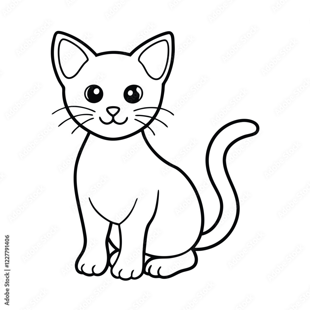 vector illustration of a cat vector illustration of a cat