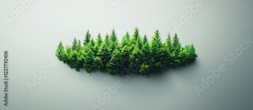 Green textured logo background featuring a forest-inspired landscape and ample copy space for branding or messaging needs. photo