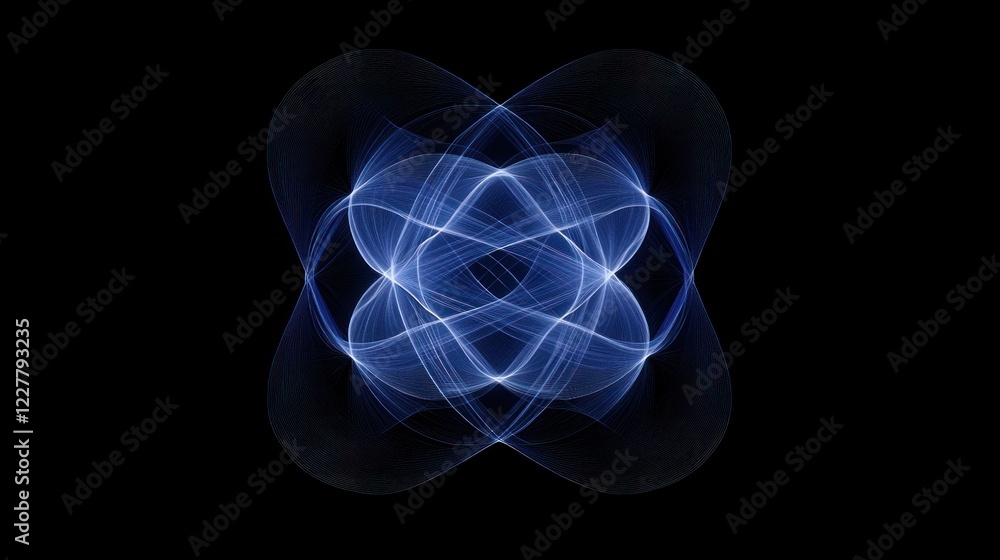 Abstract light patterns symmetrical design Abstract light patterns symmetrical design