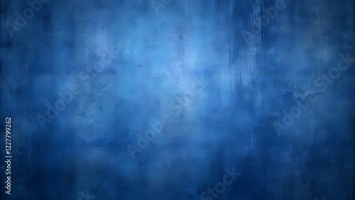 Abstract Blue Texture Background, Painted Wall, Grunge, Design, Art