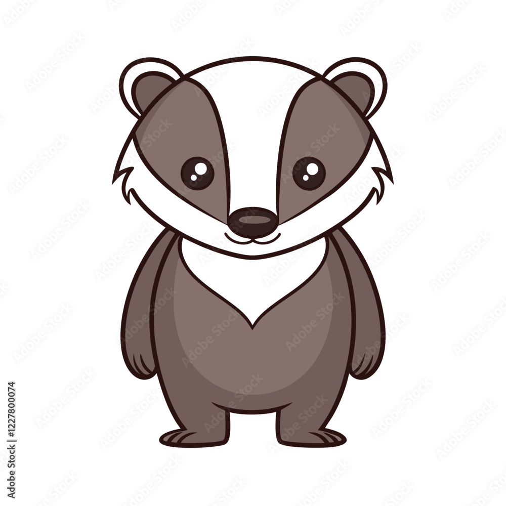 Naklejka premium vector illustration of a panda