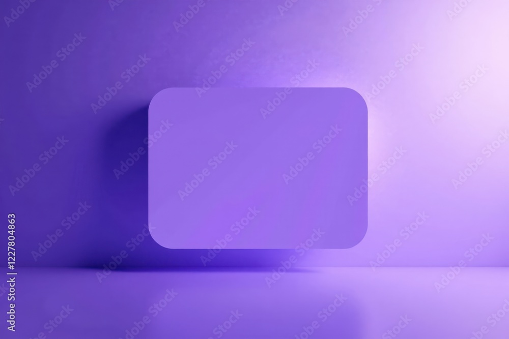 Abstract Purple Studio Backdrop with a Smooth, Rounded Rectangular Platform for Product Display or Presentation Abstract Purple Studio Backdrop with a Smooth, Rounded Rectangular Platform for Product Display or Presentation