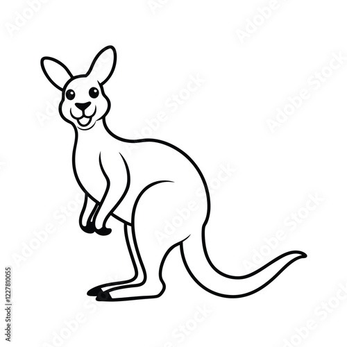 kangaroo with baby