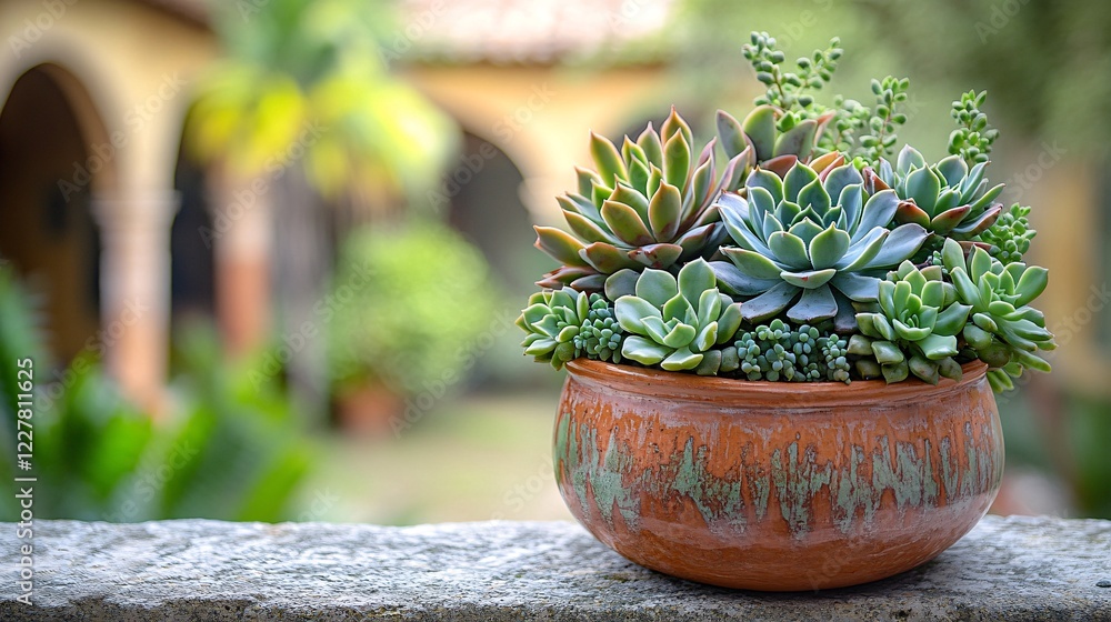 custom made wallpaper toronto digitallush succulent arrangement in decorative pot