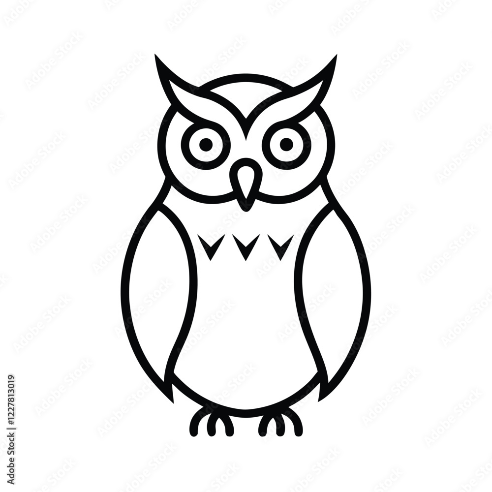 owl on white owl on white