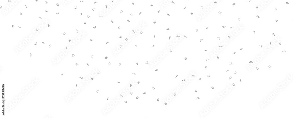sparkling Christmas confetti falling isolated on white. magic shining flying stars glitter backdrop, sparkle border sparkling Christmas confetti falling isolated on white. magic shining flying stars glitter backdrop, sparkle border