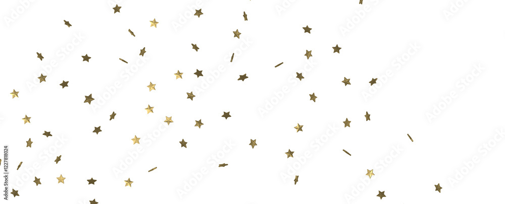 Obraz premium XMAS Stars - stars. Confetti celebration, Falling golden abstract decoration for party, birthday celebrate,