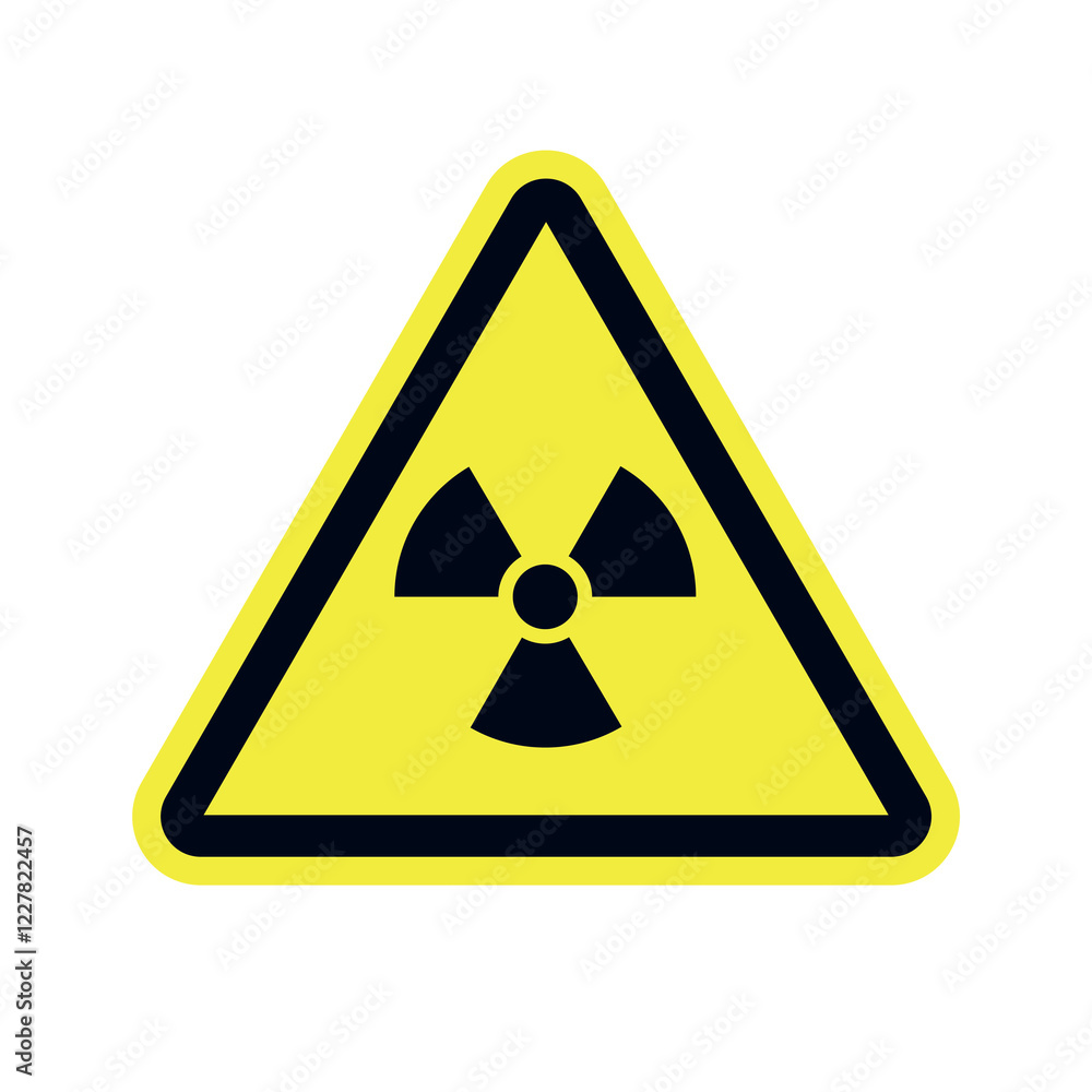 danger radioactive radiation warning symbol danger radioactive radiation warning symbol