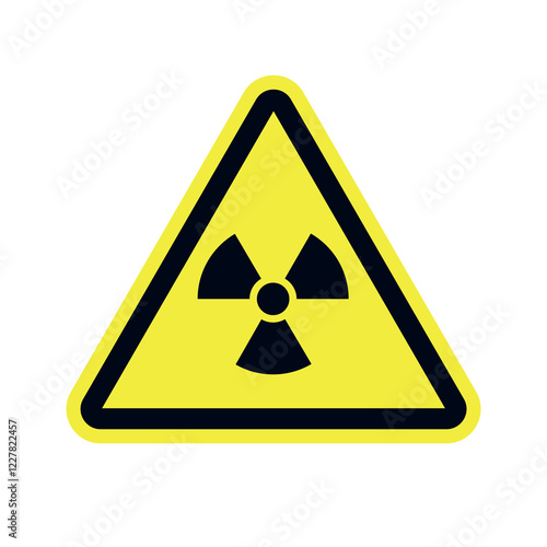 danger radioactive radiation warning symbol