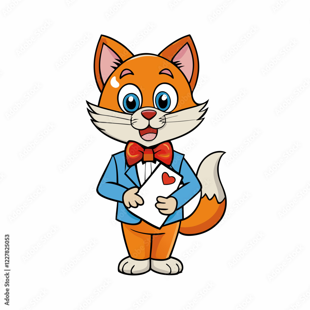 Obraz premium cat with a cup