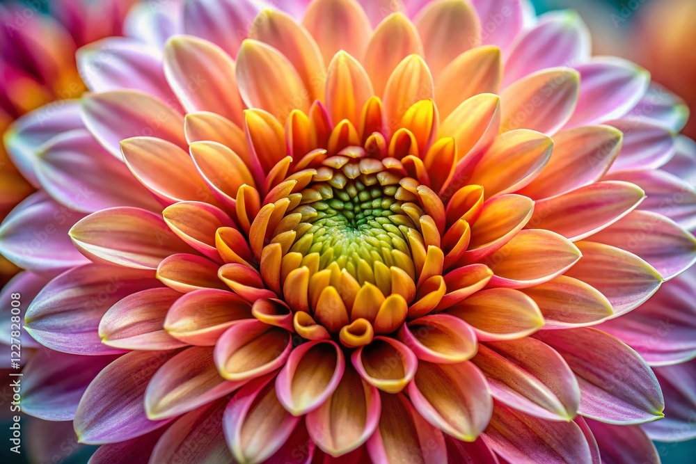 Delicate Flower Close-Up: Panoramic Macro Photography of Intricate Petals and Textures Delicate Flower Close-Up: Panoramic Macro Photography of Intricate Petals and Textures