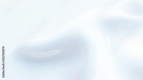Ethereal White Abstract Background with Gentle Curves. Generative AI