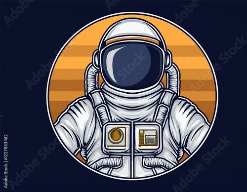 astronaut on t shirt  illustration for your design ready t shirt print dtf and dtg design