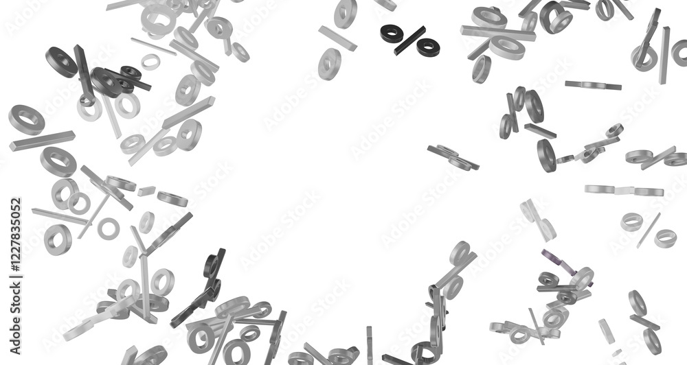 percent shopping digital in 3d.