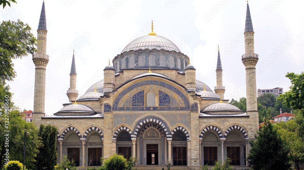 Fototapeta premium Magnificent Ortak?y Mosque in Istanbul, Turkey