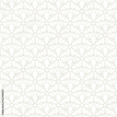 Seamless vector pattern with fine lines. Monochrome illustration for printing, packaging, background, web design, engraving, wallpaper, textiles,wallpaper