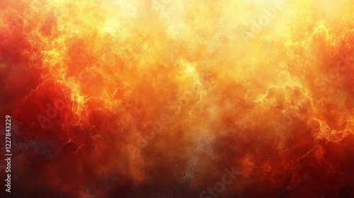 Fiery Abstract Background in Warm Tones. Generative AI