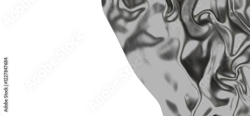 Chic Simplicity: Brushed Metal Plate Background Enhances Minimalist Designs