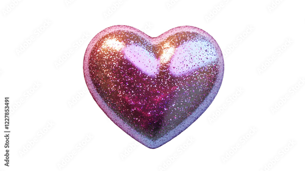Obraz premium sparkly heart png