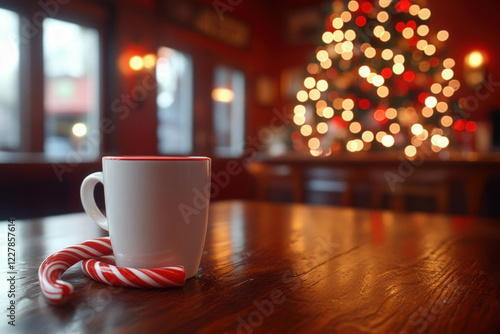 Candy Cane With Coffee