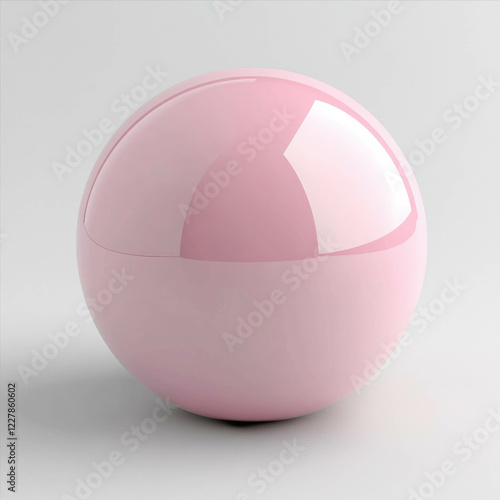 Pink Ball Isolated