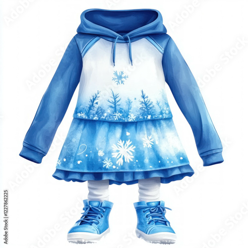 Winter Dress Isolated