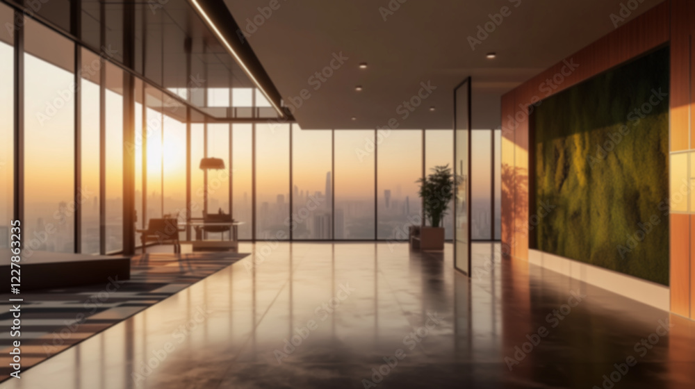 Fototapeta premium blur huge office