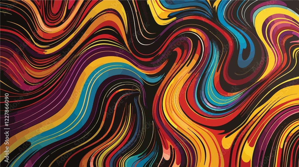 Vibrant Abstract Backdrop Design with Multi-Colored Wallpaper Vibrant Abstract Backdrop Design with Multi-Colored Wallpaper