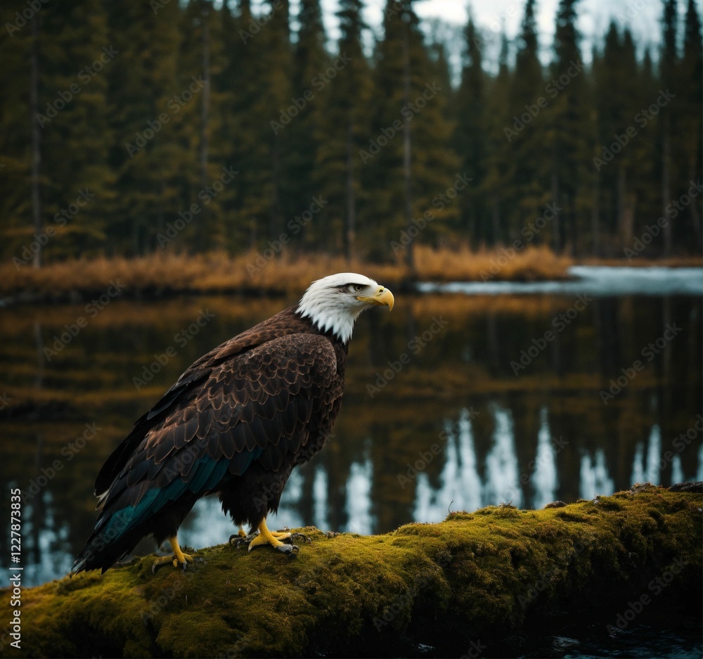 Obraz premium american bald eagle