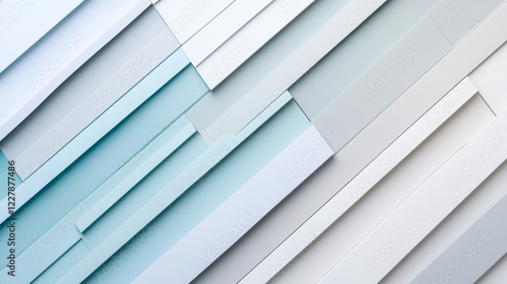 Abstract layered design with blue and white tones showcasing modern aesthetics Abstract layered design with blue and white tones showcasing modern aesthetics