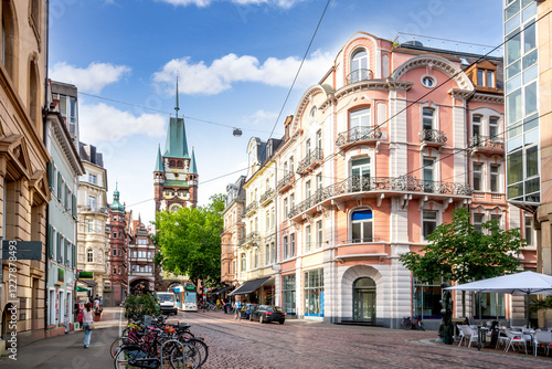 Obraz na plátně Martinstor, Freiburg im Breisgau, Deutschland