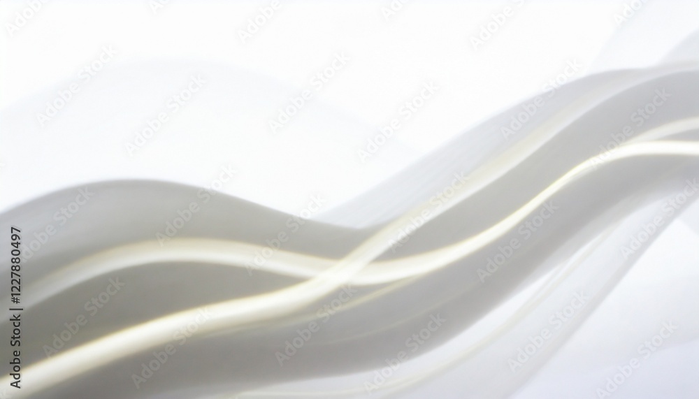 Obraz premium 3D abstract wavy elegant premium light white unique background texture