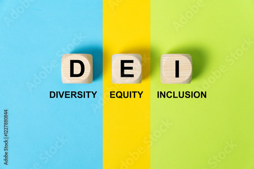 DEI, Diversity, equity and inclusion symbol.