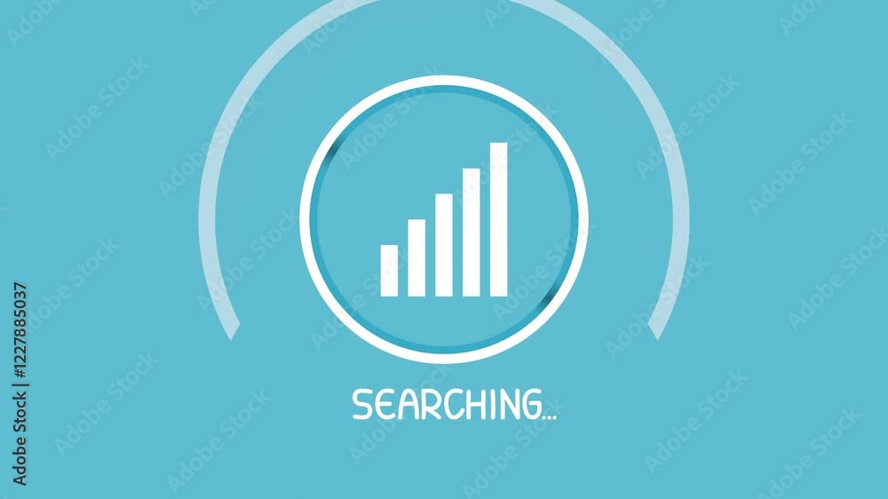 an illustration of signal search. Suitable for accessories for applications or software that require signals to operate an illustration of signal search. Suitable for accessories for applications or software that require signals to operate