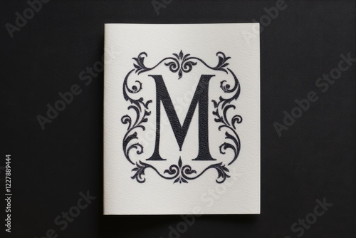 Didot Typography: 'm' Letterpress in Black Magic Print Shop photo