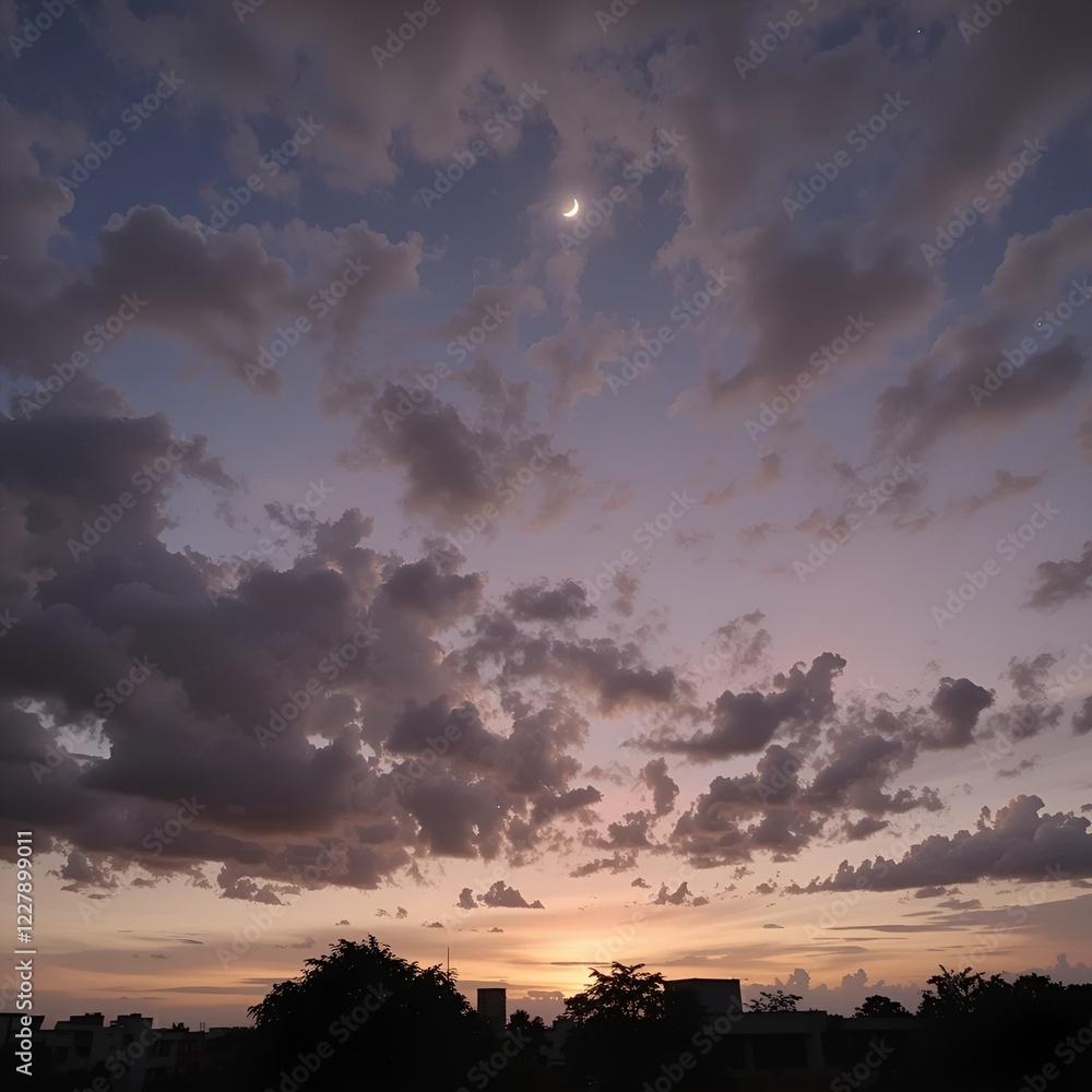 Fototapeta premium beautiful sunset and beautiful sunrise on planet earth.