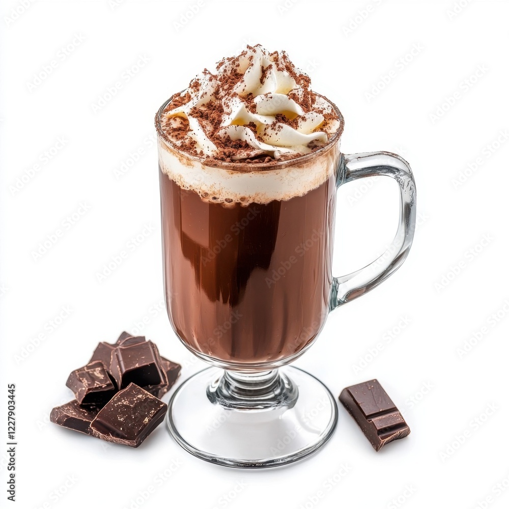 Hot Chocolate with Whipped Cream Hot Chocolate with Whipped Cream