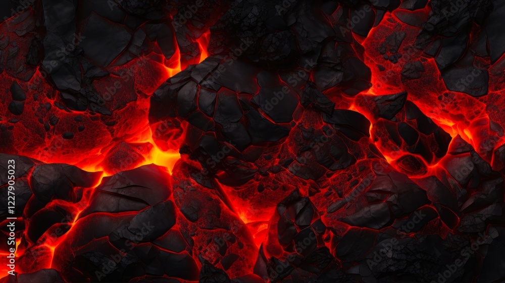 Fiery Basalt. Abstract 3D Lava Background for Stunning Banners and Backgrounds Fiery Basalt. Abstract 3D Lava Background for Stunning Banners and Backgrounds