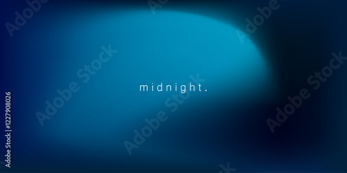 Abstract pastel gradient night sky color. Blurred dark blue gradient color. Soft dark blue color. Midnight atmosphere background