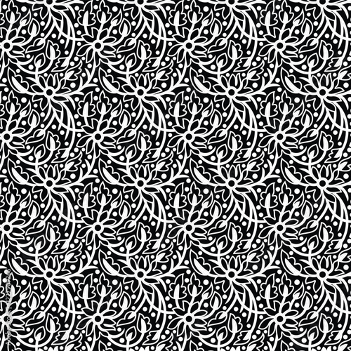 Beautiful Flower Design Pattern, Flower Background, Wallpaper, Fabric Print