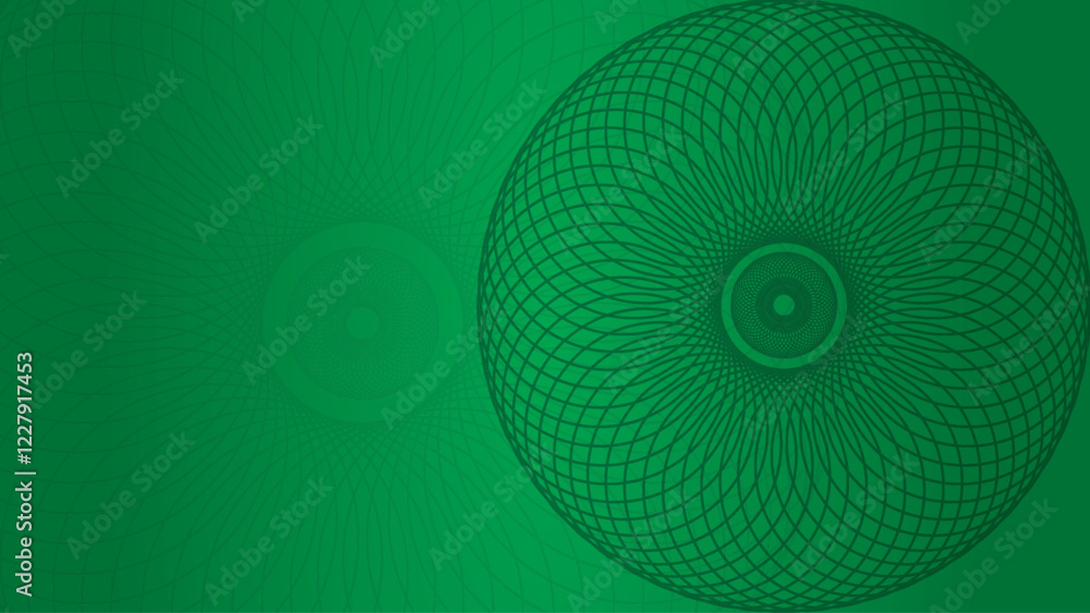 Background with green mandalas, round indian pattern, muslim pattern Background with green mandalas, round indian pattern, muslim pattern