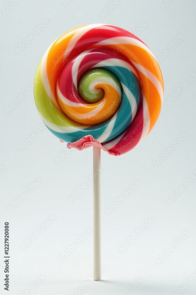 custom made wallpaper toronto digitalColorful lollipop standing alone on white background, Graphics, Food