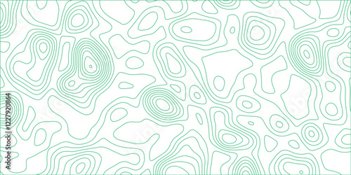 Topography grid map. Contour map background. Geographic line mountain relief. Abstract lines or wavy backdrop background. multi layer cutout geometric pattern on vector, Abstract soft white background