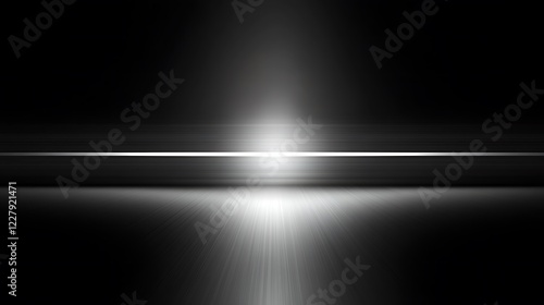 Abstract Black and White Light Streaks Background