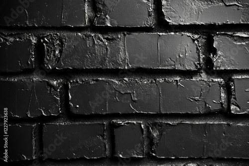 Black Brick Background