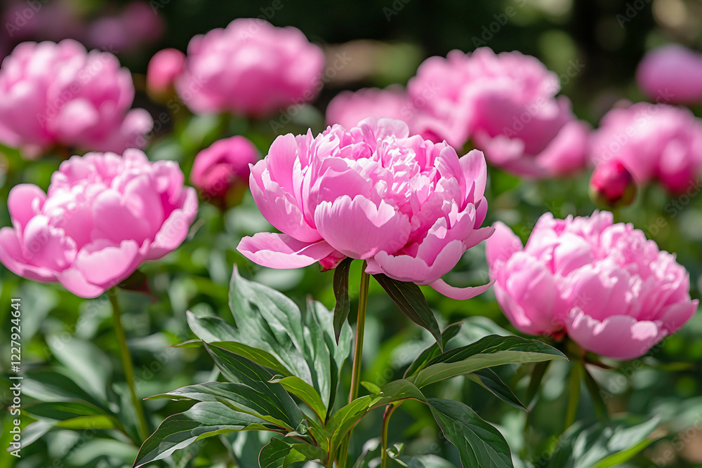 Beautiful spring nature with blooming flowers generative ai picture Beautiful spring nature with blooming flowers generative ai picture