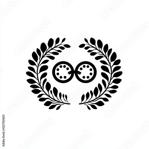Olympic Silhouette, Black A...